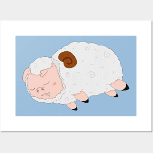 Poogie- Sleepy Sheepy Posters and Art